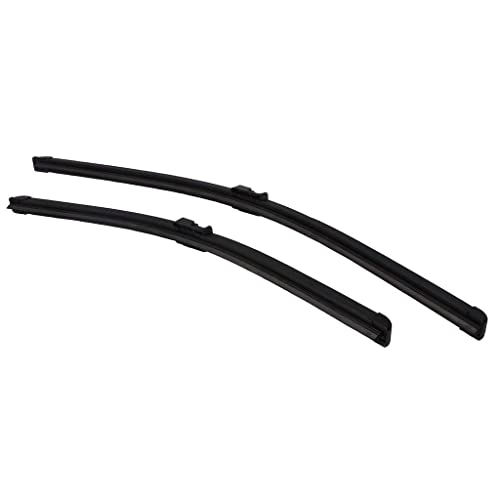 Image of Oshotto Frameless (O.E.M Type) Wiper Blades Compatible with BMW X3 Old (2010-2016) (24 inch / 19 inch)