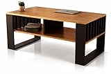 Meble Pitus Couchtisch – Wohnzimmertisch Modern – Couchtisch mit Stauraum...