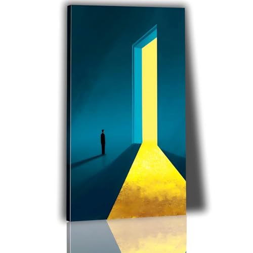 Toile murale abstraite moderne de haute qualité 40x80cm