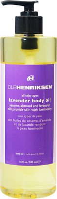 Ole Henriksen Lavender Body Oil Pump Bottle 16 FL OZ 500ML