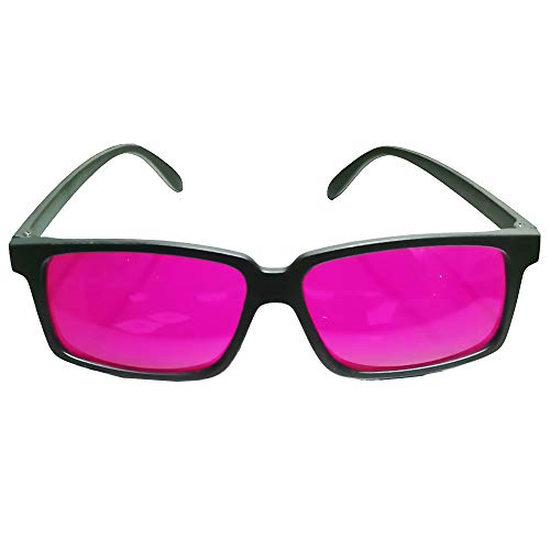 Red Green Color Blind Glasses Frame Purple Lenses Both Outdoor Indoor Correct Vision