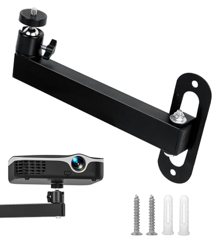HMLFDC Support Videoprojecteur Mural, Support Projecteur avec Filetage 1/4