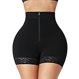 Women Body Shaper Butt Lifter Hip High Waist Trainer Tummy Control Panties Shorts Shapewear Black...