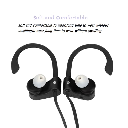 Image of Earbud Replacement Tips Silicone Earbud Tips Ear Bud Covers Fit Most in-Ear Earbuds(Inner Hole 3.8mm -5.1mm) Headphone Ear Tips 9 Pairs S M L