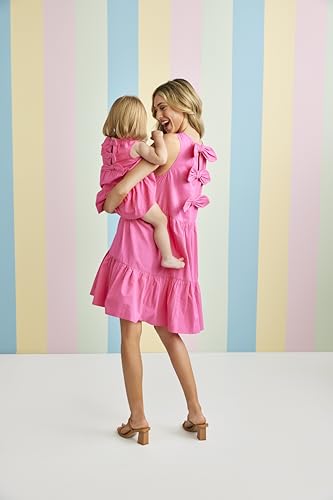 Mud Pie Girls Mini Becker Bow Dress3