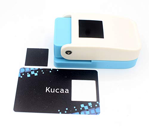 Kucaa Handmade Scrapbooking One Inch 25Mm Size Craft Lever Punch Embossing Puncher Mini Fancy Punch (Square) #TOP3