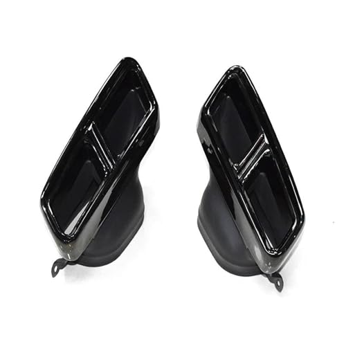 Silencieux d'échappement carré pour remplacer les sorties d'origine Mercedes W212 E260 E300 Black B