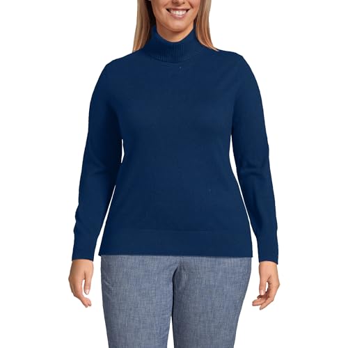 Lands' End Women's Cashmere Turtleneck Sweater Product Details