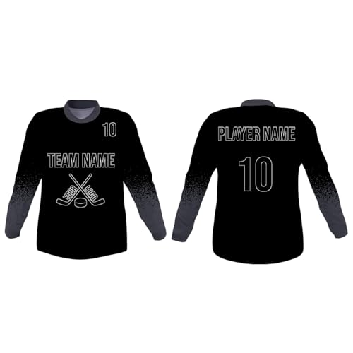 Image of SGS Sports Gear Custom Hockey Jersey, Personalized Reversible or Standard Design with Name & Number, Hockey Jersey