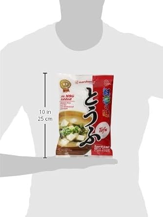 Marukome Instant Ryoutei-No-Aji Miso Soup Original 152g 8 servings with Chunks, Made in Japan, Gluten-Free, No MSG (Pack 2, Tofu & Wakame seaweed)