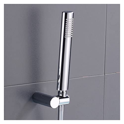 Pommeau de douche anti-torsion chromé et tuyau 1,5m en acier inoxydable haute pression