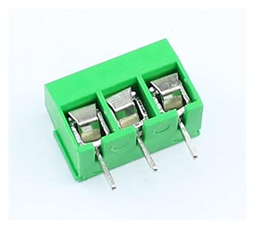 Bornier connecteur KF301-3P vert pas 5mm à vis pour carte PCB électronique pas cher