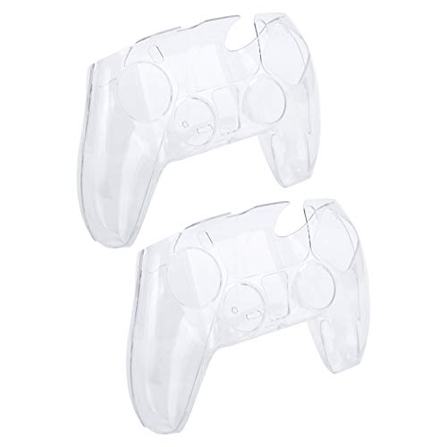 Mxzzand Controller Cover Gamepad Transparenter Schutz Kratzfestes Soft Portable für PS5 Gamepad für So-ny Playstation 5(Transparent)