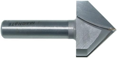 Magnate 708 V-Grooving Router Bit - 90 Degree, 1-1/2" Cutting Diameter, 1/2" Shank Diameter