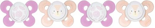 Chicco Sucette Physio Comfort silicone rose 6-16m apaise les gencives