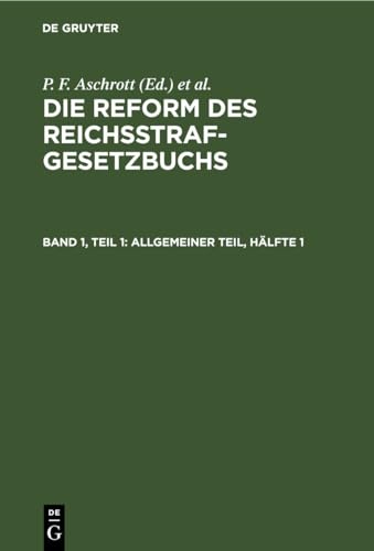 Allgemeiner Teil, Hälfte 1 (German Edition)