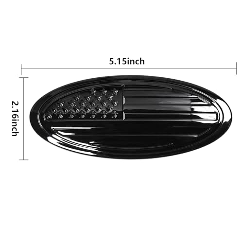 Image of Tailgate Emblem for Ford Bronco - American Black Flag Emblem for Bronco 2021 2022 2023 2024 2025 2026 Bronco Sport