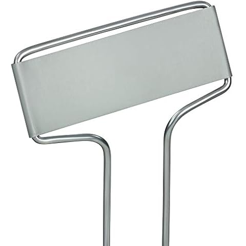 GardenMate 25-Pack Weatherproof Banner Metal Plant Labels, Height 10.5", Label Area 2.5'' x 7/8'' Cover