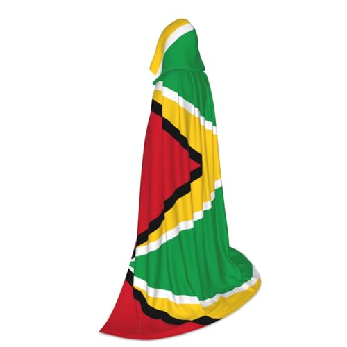 Capa con capucha de Guyana para Halloween y disfraz unisex de cosplay 2
