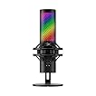 HyperX QuadCast 2 S – USB Microphone for Streamers and Content Creators, 32-bit bit depth 192kHz sampling rate, 100+ aRGB LEDs, PC Win11, Mac, Steam Deck, USB-C - Black