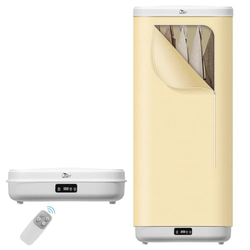 Uten Electric Portable Clothes Dryer, 1000W Detachable Clothes Dryer Indoor, 360° Dimensional...