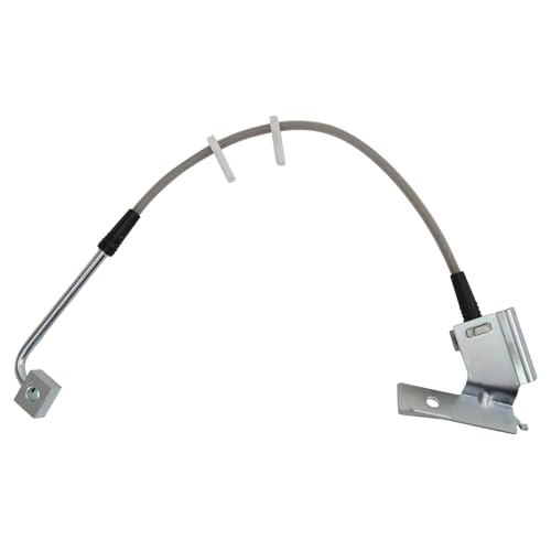 Image of TRQ Front Performance Brake Hose Set Compatible with 2002-2005 Dodge Ram 1500