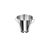 CAC China SMPL-5S Serving Pail with Mini Smooth Handle 5' Dia x 5' H