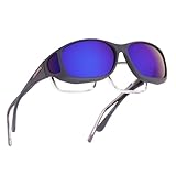 Cocoons Style Line (MX) Black Polarized Blue Mirror