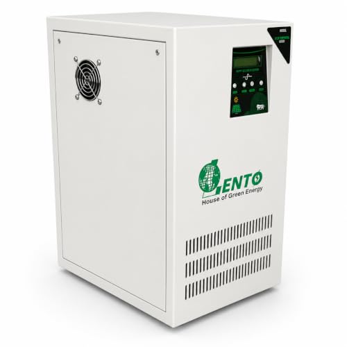 Image of Lento Solar Hybrid Inverter (PCU) with MPPT | Pure Sine Wave Solar UPS | Supports Lithium, Tubular, SMF & Gel Batteries | Silent Operation | Industrial Grade (5KVA & 48V)