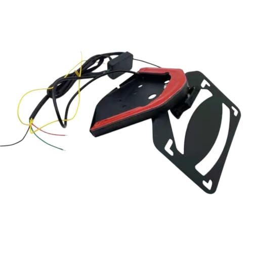Support de plaque d'immatriculation moto LED pour supprimer la bavette d'origine