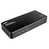 Lindy 2 Port Type C MST KVM Docking Station