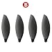 Helistar 16pcs propellers for Parrot Anafi Accessories, Low-Noise Props Blades for Parrot Anafi 4K HDR Camera Drone