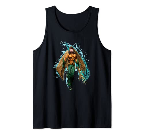 Aquaman Movie Logo with Aquaman Camiseta sin Mangas