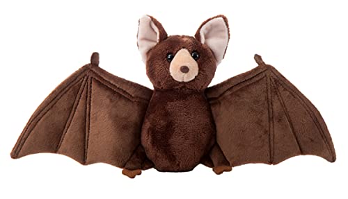 The Petting Zoo Bat Stuffed Animal Plushie, Gifts for Kids, Wild Onez Zoo Animals, Bat Plush Toy 7 Inches