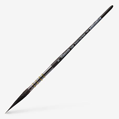 Tintoretto : Feltracco : Synthetic Watercolour Brush : Series 1408 : Liner : Size 0, White - Image 2
