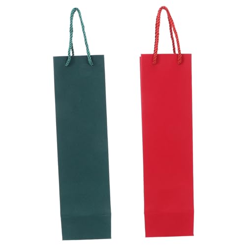 Sac emballage vin Noël lot de 24 pochettes transport bouteille