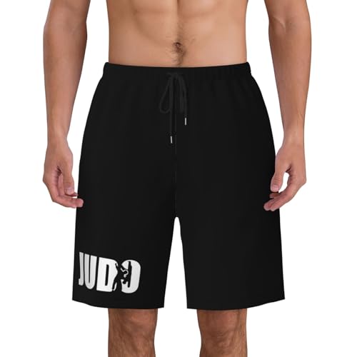 Judo Men's Quick-Dry Board Shorts 7" - Swim Trunks Summer Hawaii Beach 5