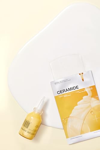 Image of MEDIHEAL Ceramide Essential Mask Moisture Barrier (1 Sheet) Korean Hydrating Sheet Mask with 90% Pure Ceramide Liposome Technology for Deep Moisture, Skin Barrier Repair, Dry Skin Care, Soothing K-Beauty Facial Mask