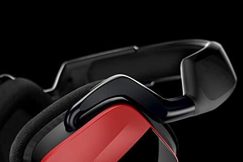 Corsair VOID ELITE Surround Cuffie Gaming con Microfono, Audio 7.1, Microfono Omnidirezionale con PC, PS4, Xbox One, Switch e Mobili Compatibilità, Rosso