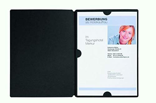 Preisvergleich Produktbild Pagna 44137-04 Bewerbungsmappe Spirit Basic, 3-teilig, schwarz