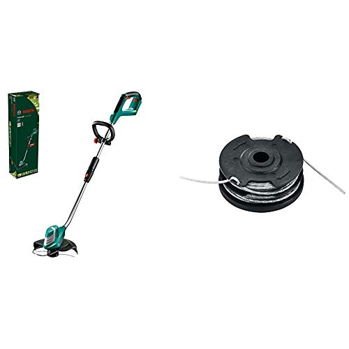 Bosch Akku Rasentrimmer AdvancedGrassCut 36 (ohne Akku, Fadenspule, Karton (36 V, 2,0 Ah, 30 cm Schnittkreisdurchmesser)) & F016800351