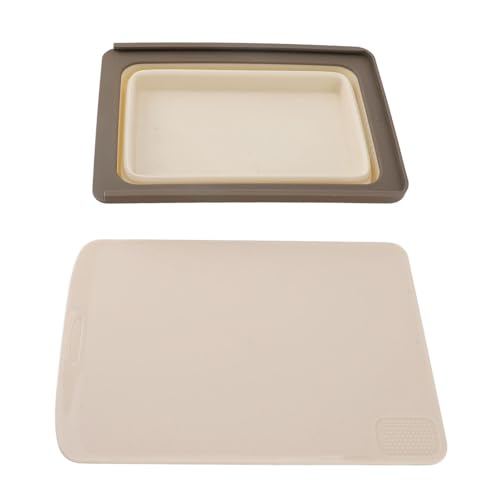 Fuchooky Faltbares Schneidebrett 2-in-1 Camping-Set