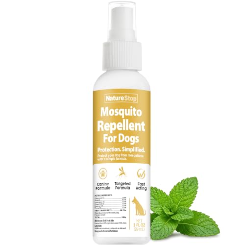 NatureStop Mosquito Repellent Spray for Dogs (3oz)