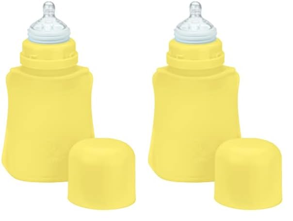 Miniatura 1 de green sprouts Sprout Ware - Bolsillo para bebé hecho de silicona y plantas (8 onzas), bolsillo de plástico de silicona no tóxica a base de plantas,