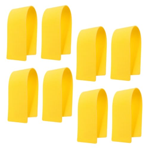 Toyvian 8pcs Sports Training Markers Non- Markers for Football Basketball and Tennis for Agility Drills and Gym Class Activities
