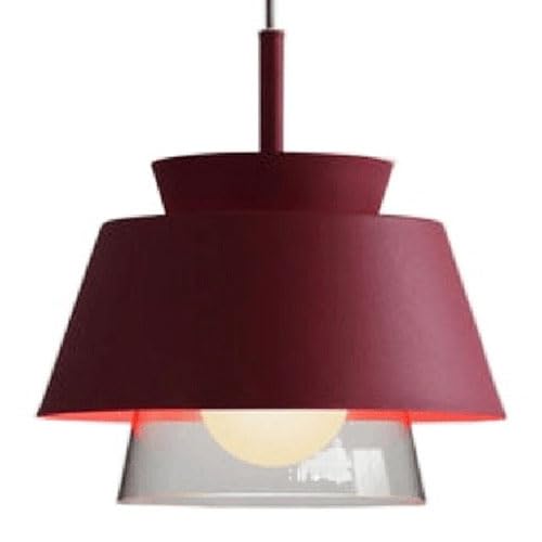 SYAXVOM Modern E27 Base Pendant Lamp with Personalized Metal and Glass Chandelier Ideal for Living Room Dining Bar Decor Flush Mount Ceiling Hanging Light Fixture