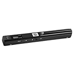 Laroal Scanner de documents portable de format A4 900 DPI Numérisation haute résolution au format JPG et PDF pour documents, reçus, photos et plus encore