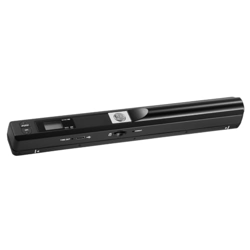 Laroal Tragbarer Hand-Dokumentenscanner, A4-Scanner, 900 DPI, hohe Auflösung, Scannen im JPG- und PDF-Format für Dokumente, Quittungen, Fotos und mehr