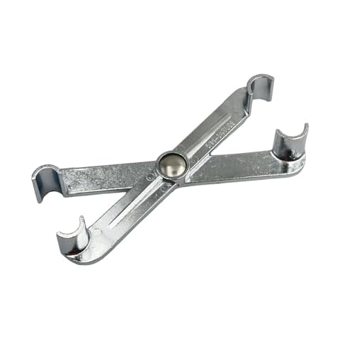 Bstenky Fuel Line Disconnect Scissor Tool for 3/8 Inch and 5/16Inch Fuel Filter Removal Tool Fittings Use on Fuel,Heater, and A/C Line Service Compatible with GM Ford Mazda Many Vehicle Models Cover