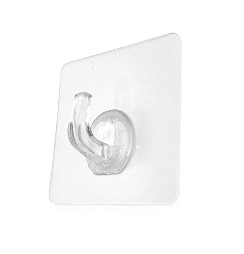 Viatek Hang Hooks, 12 Large and 8 Small, Easily Removable, Water Resistant, Stick on Tile, Glass, or Any Other Surface